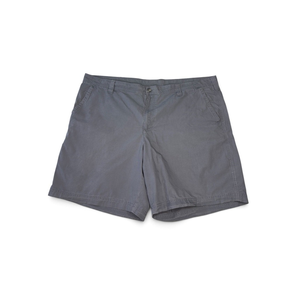 Columbia Men's Washed Out Chino Shorts Size 42 Gray Cotton 8" Inseam